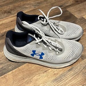 Blue and grey Men’s Under Armour size 10.5